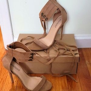 Tan strap sandal